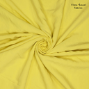 Fibre Mood - Tissu Aspect Lavé en Modal et Polyester "Carry" Uni Couleur Jaune - coupon 3 m