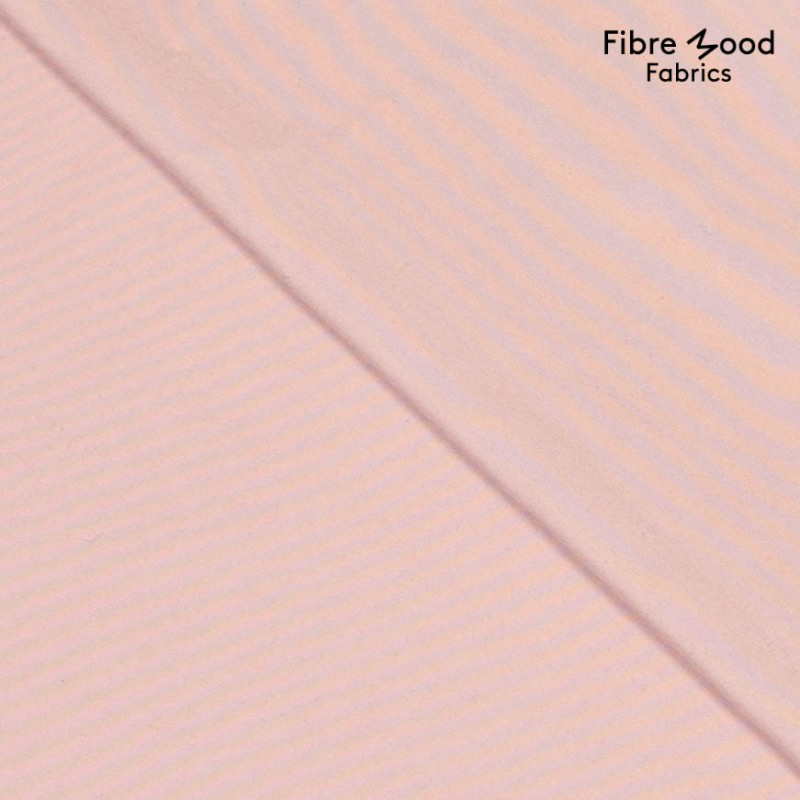 [FM792527-560] Fibre Mood – Tissu en Tencel Melangé « Ulima » Uni Couleur Rose Pale - 10 cm