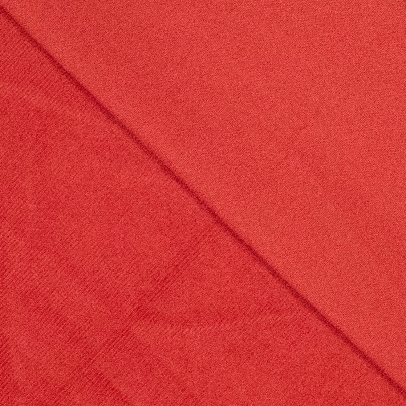 Fibre Mood - Velours Côtelé Couleur Rouge Coquelicot - 10 cm