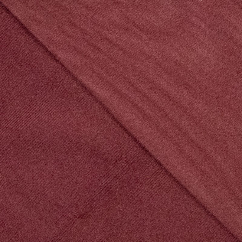 Fibre Mood - Velours Côtelé Couleur Bordeaux - 10 cm