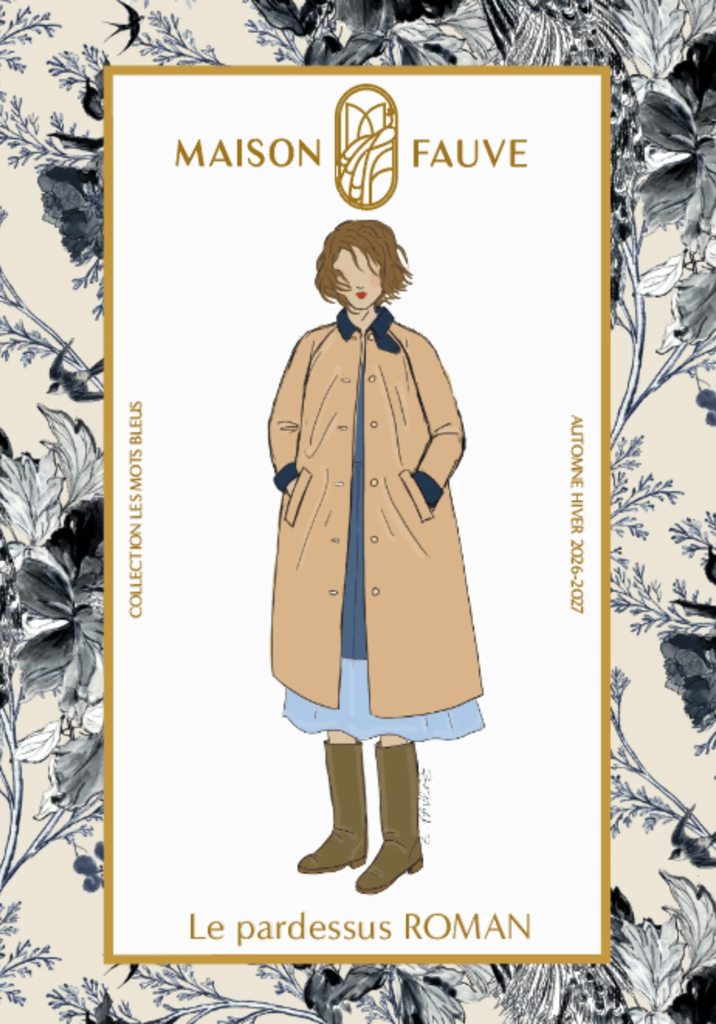 [Roman] Maison Fauve "Roman" - Patron Couture Femme Pardessus du 34 au 52