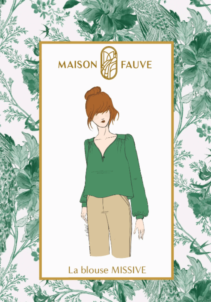 [Missive] Maison Fauve "Missive" - Patron Couture Femme Blouse du 34 au 52