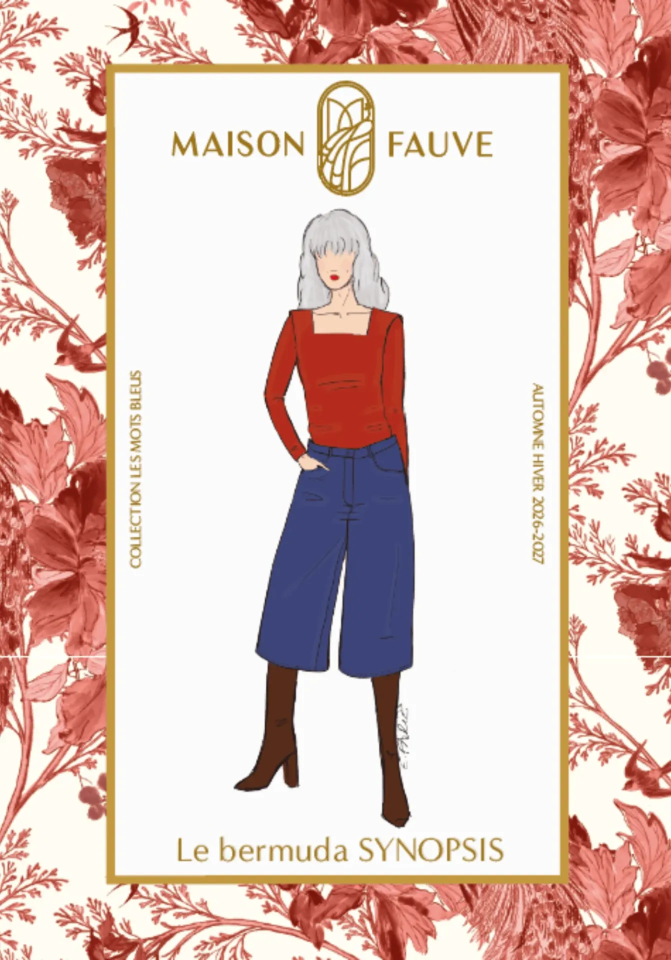 Maison Fauve "Synopsis" - Patron Couture Femme Bermuda du 34 au 52