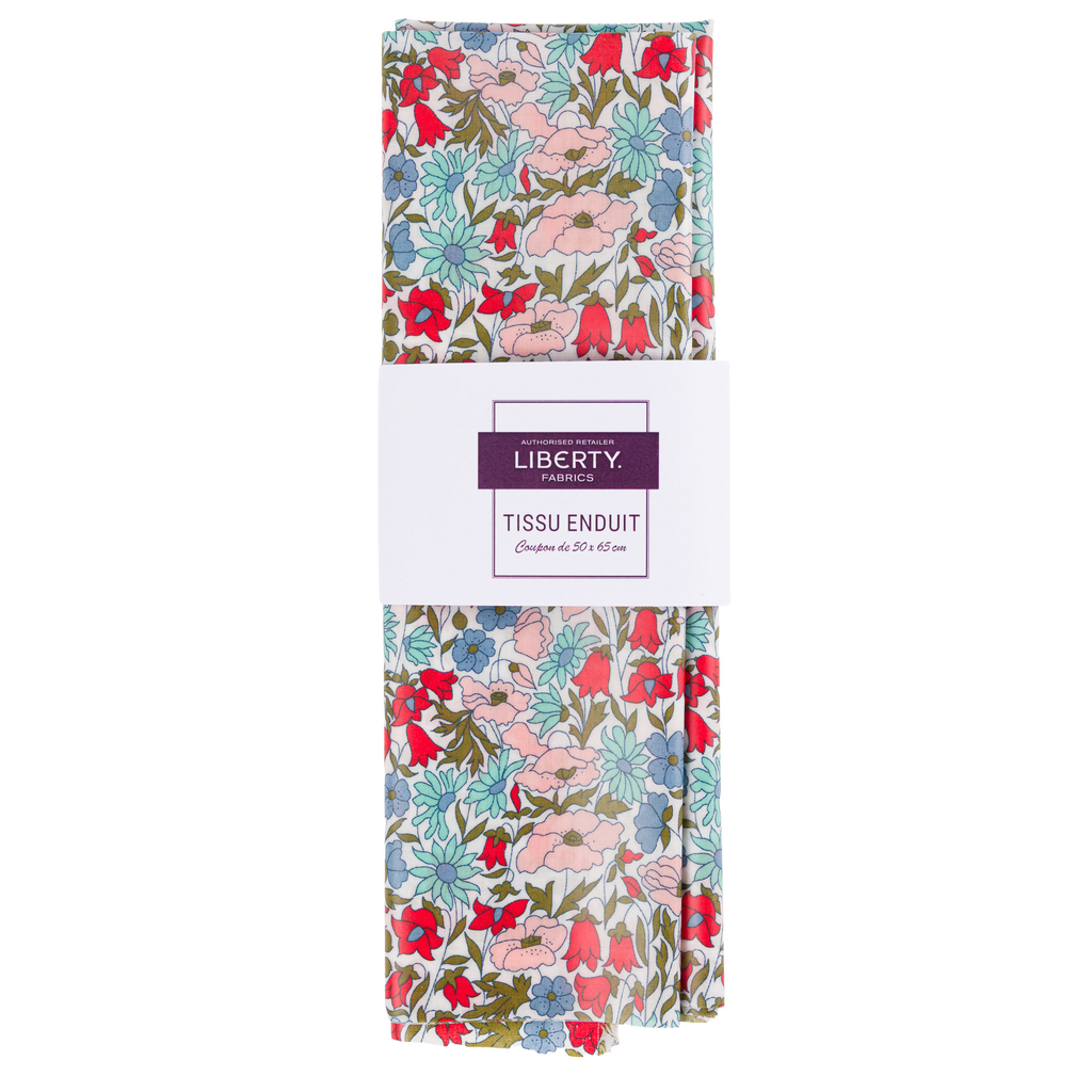Liberty Fabrics – Coupon Tissu Enduit Poppy and Daisy - 50 x 65 cm