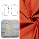 Christine Charles – Kit Couture Robe Yselda Couleur Paprika