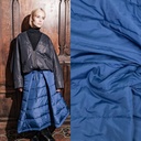 Fibre Mood - Tissu Matelassé Imperméable "Boaz" Bleu  - 10 cm