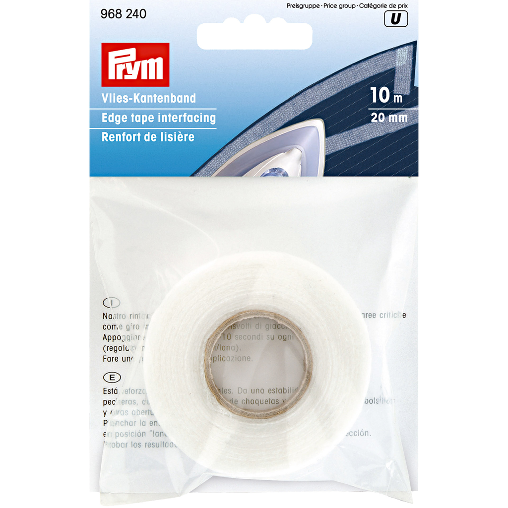 [968240] Prym – Renfort de Lisière 20 mm Blanc