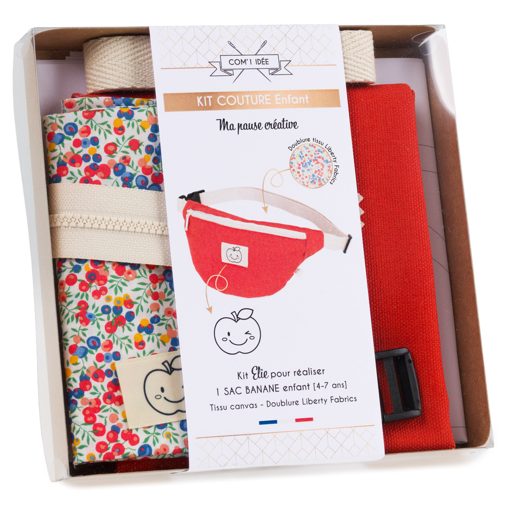 [KSBE012] Com'1 idée - "Elie" - Kit Sac Banane Enfant (4-7 ans)