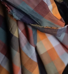 Merchant & Mills – Tissu Fil à Fil Carreaux « Harvest Check » - coupon 0,6 m