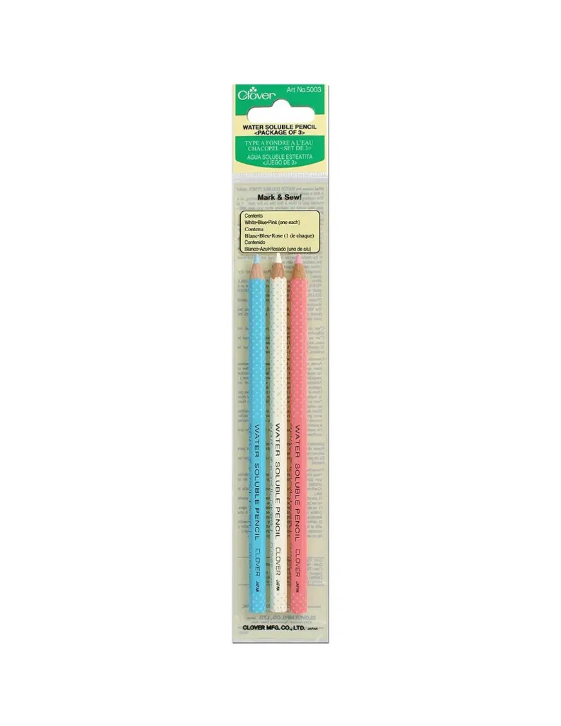 Clover - Set 3 Crayons Craies Solubles à l'eau