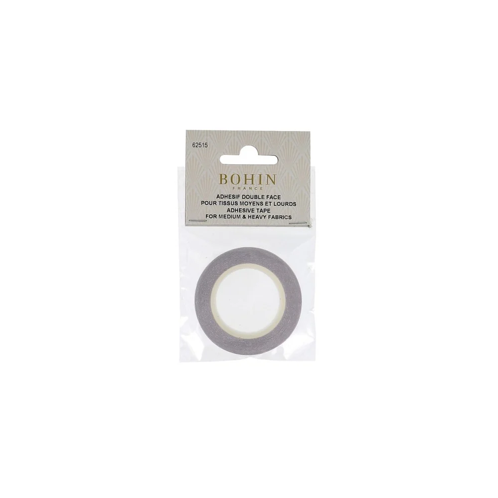 [62515] Bohin - Ruban Adhesif Double Face pour Tissus Moyens et Lourds